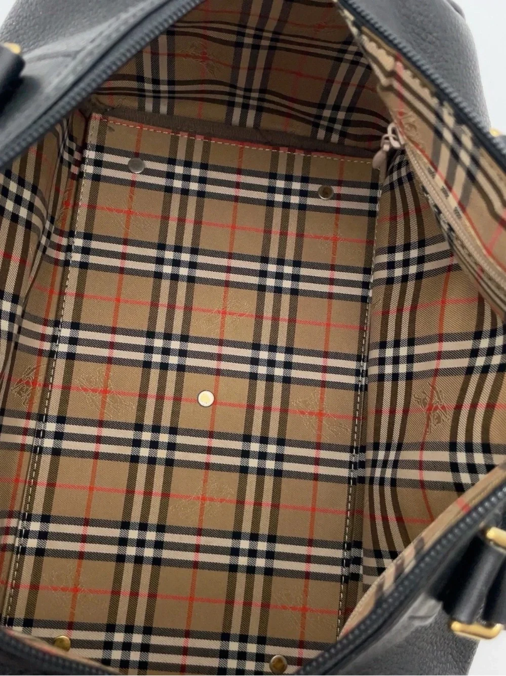 Burberry structured duffel